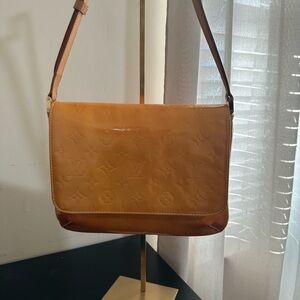 Louis Vuitton Tan and Brown Shoulder Bag
